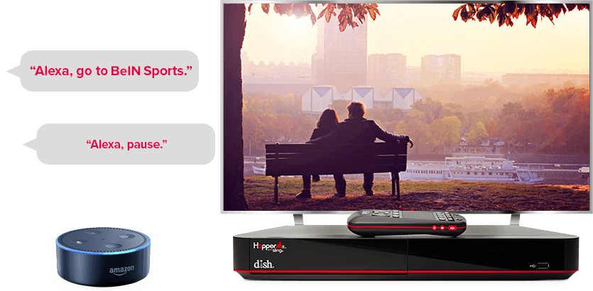 TV manos libres de DISH - Controla tu TV con Alexa de Amazon - Memphis, TN - Summer Wireless - Distribuidor autorizado de DISH